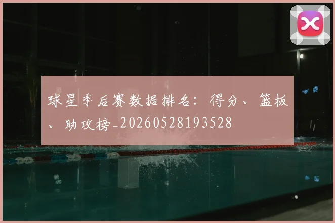 球星季后赛数据排名：得分、篮板、助攻榜_20260528193528